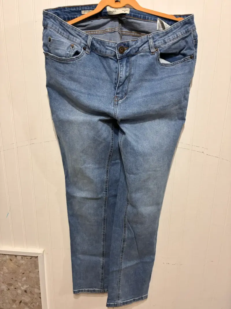 Jeans azul tiro alto - 2