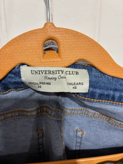 Jeans azul tiro alto - miniatura 3