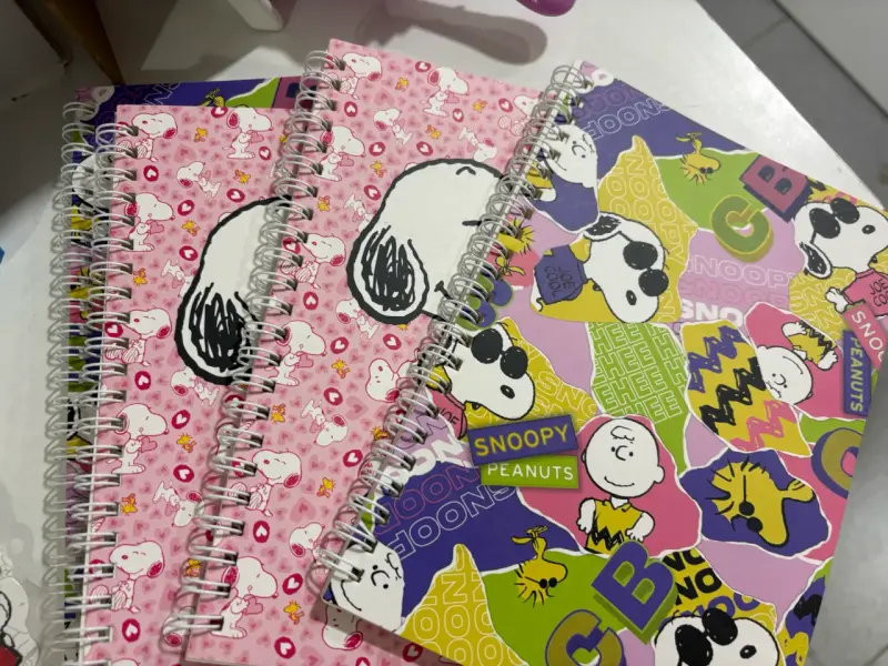 Libreta espiral Snoopy simple