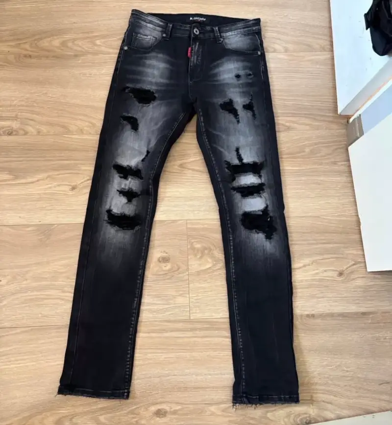 Jeans desgastados negros