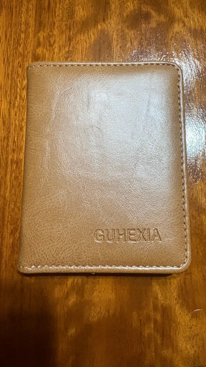 Billetera de cuero café - 1