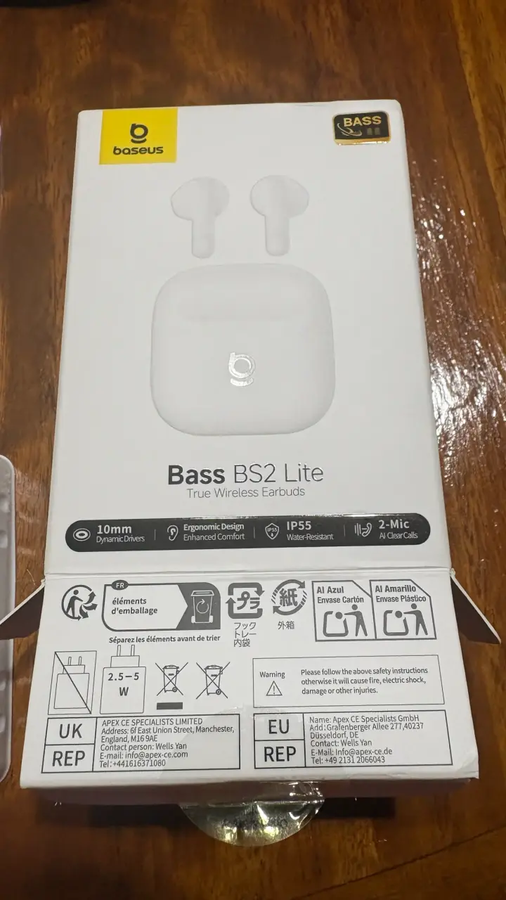 Auriculares Baseus BS2 Lite inalámbricos - 2
