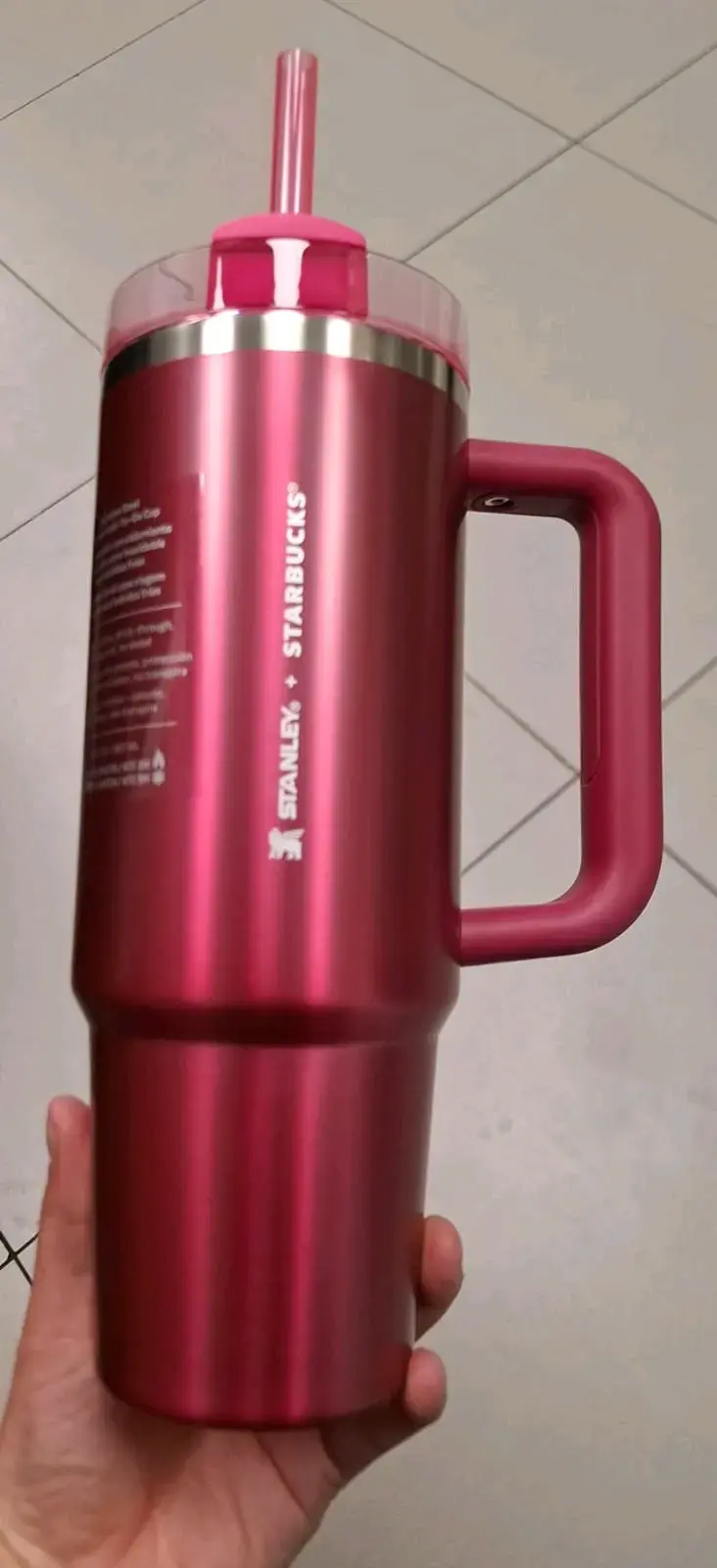 Termo Stanley Starbucks rosa
