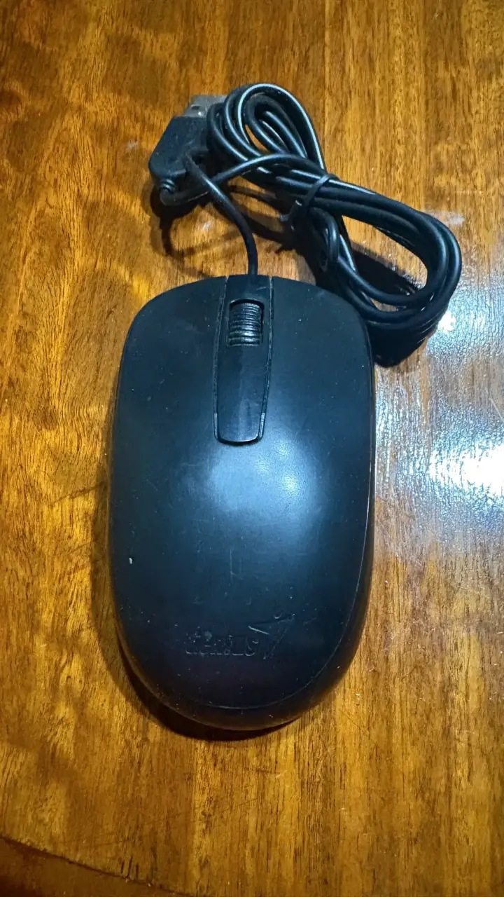 Mouse USB negro de repuesto - 1