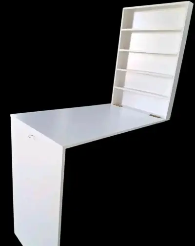 Mesa manicurista plegable blanca - miniatura 1