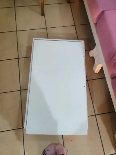Mesa manicurista plegable blanca - miniatura 4