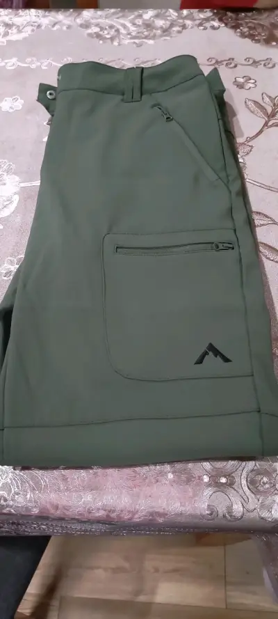 Pantalones  de mujer outdoor verdes - miniatura 2
