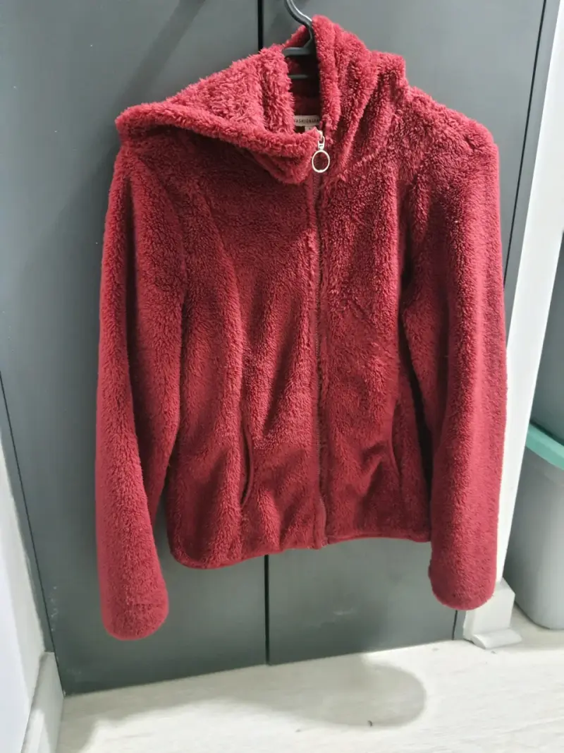 Polerón burdeo talla S