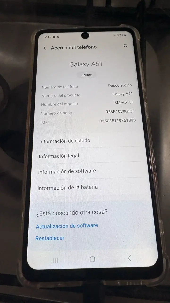 Samsung Galaxy A51 para reparar o usar - 1