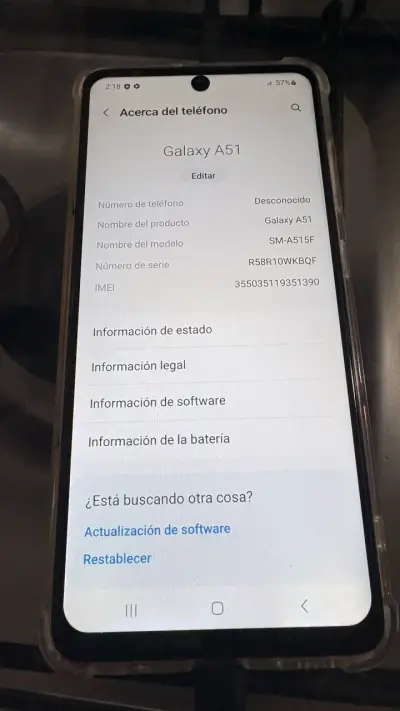 Samsung Galaxy A51 para reparar o usar - miniatura 1