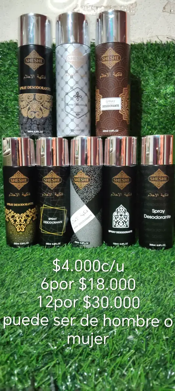 Set de 6 desodorantes en spray - 1
