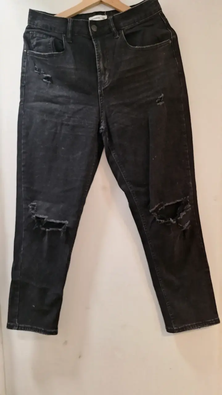 Pantalón cargo de mezclilla azul - 5