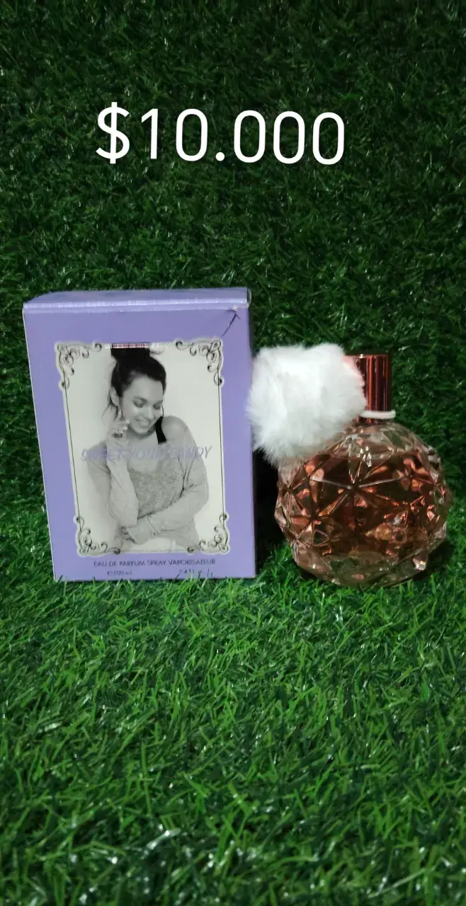 Perfume con caja lila 100ml