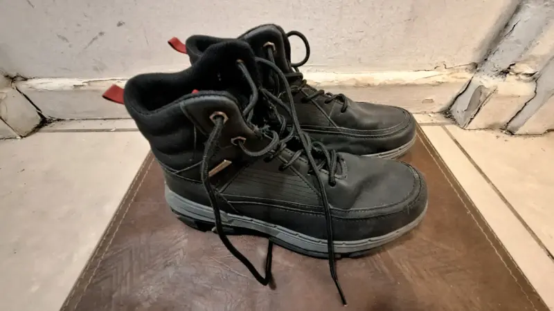 Botines de cuero negros - 3