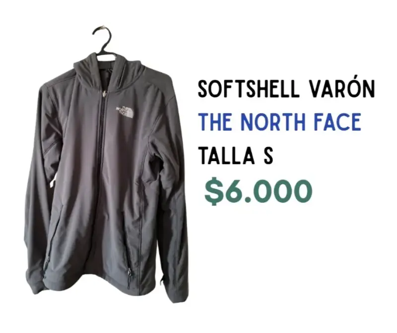 Softshell hombre The North Face gris