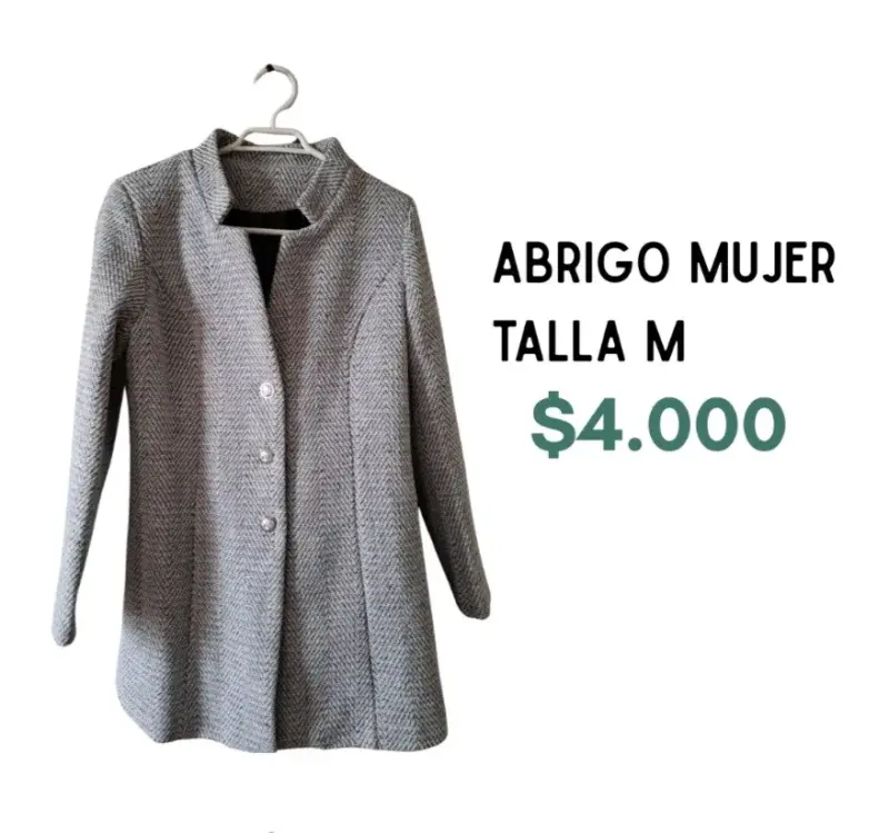 Abrigo mujer talla M