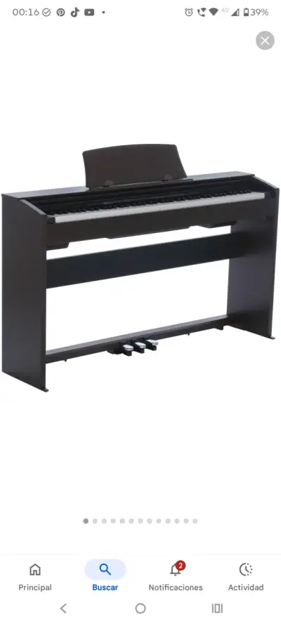 Piano digital con soporte - miniatura 1