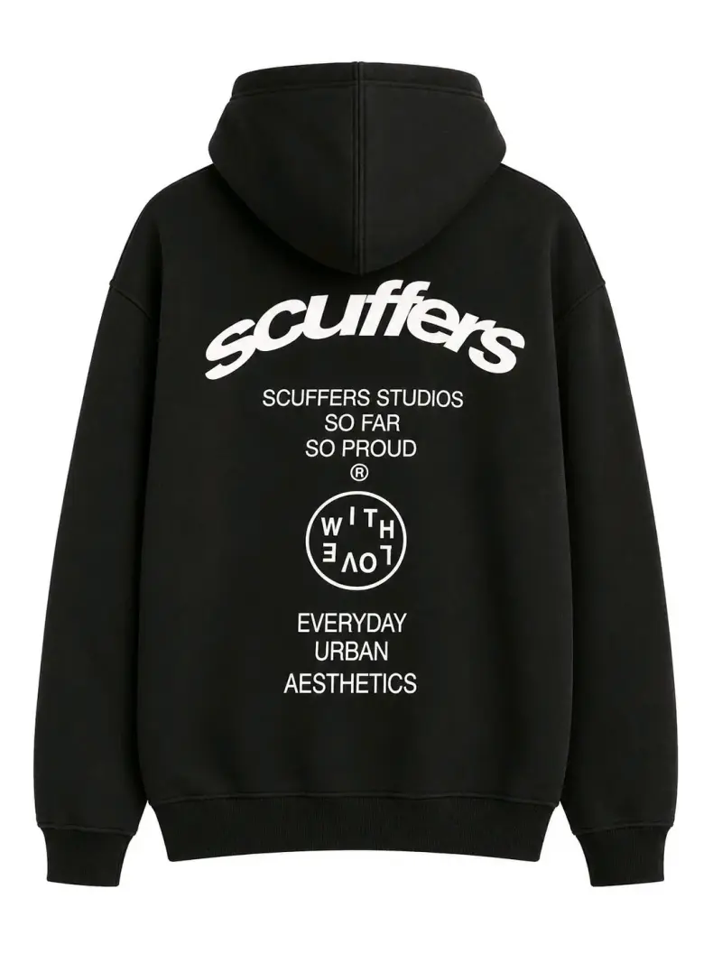 Polerón negro Scuffers - 2