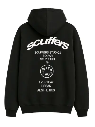 Polerón negro Scuffers - miniatura 2