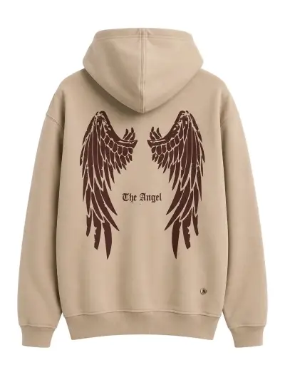 Polerón con alas estampadas 100% algodón - miniatura 1