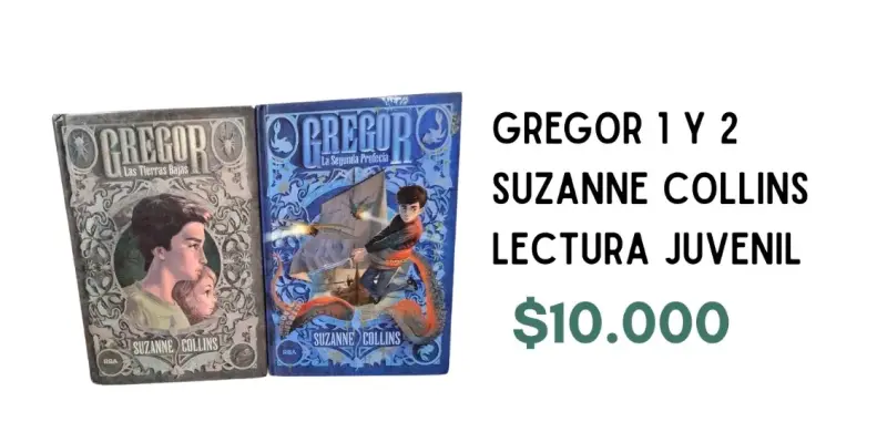 Libros Gregor 1 y 2 Suzanne Collins