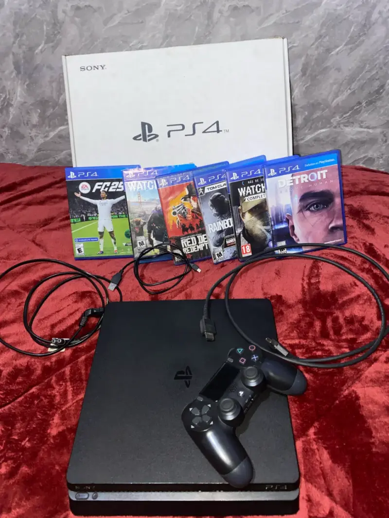Consola PS4 slim 1tb con 7 juegos incluidos - 2