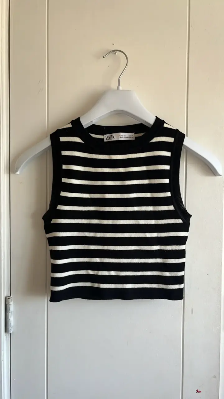 Top rayas Zara