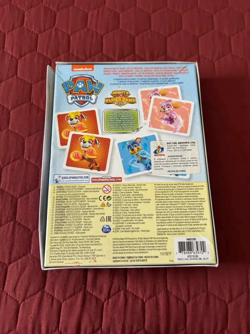 Juego de memoria Paw Patrol - 3