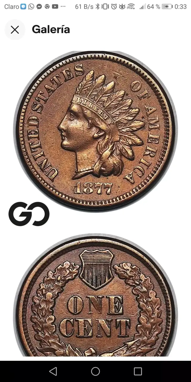 Moneda estadounidense 1877 - 1