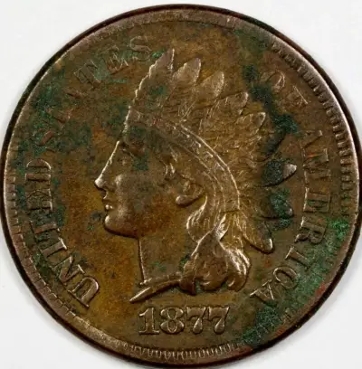 Moneda estadounidense 1877 - miniatura 2