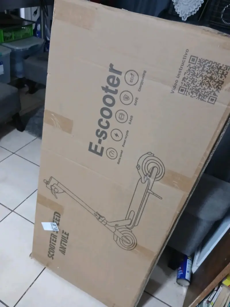 Scooter eléctrico plegable negro - 4