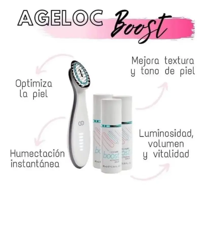 Dispositivo AgeLOC Boost para cuidado facial