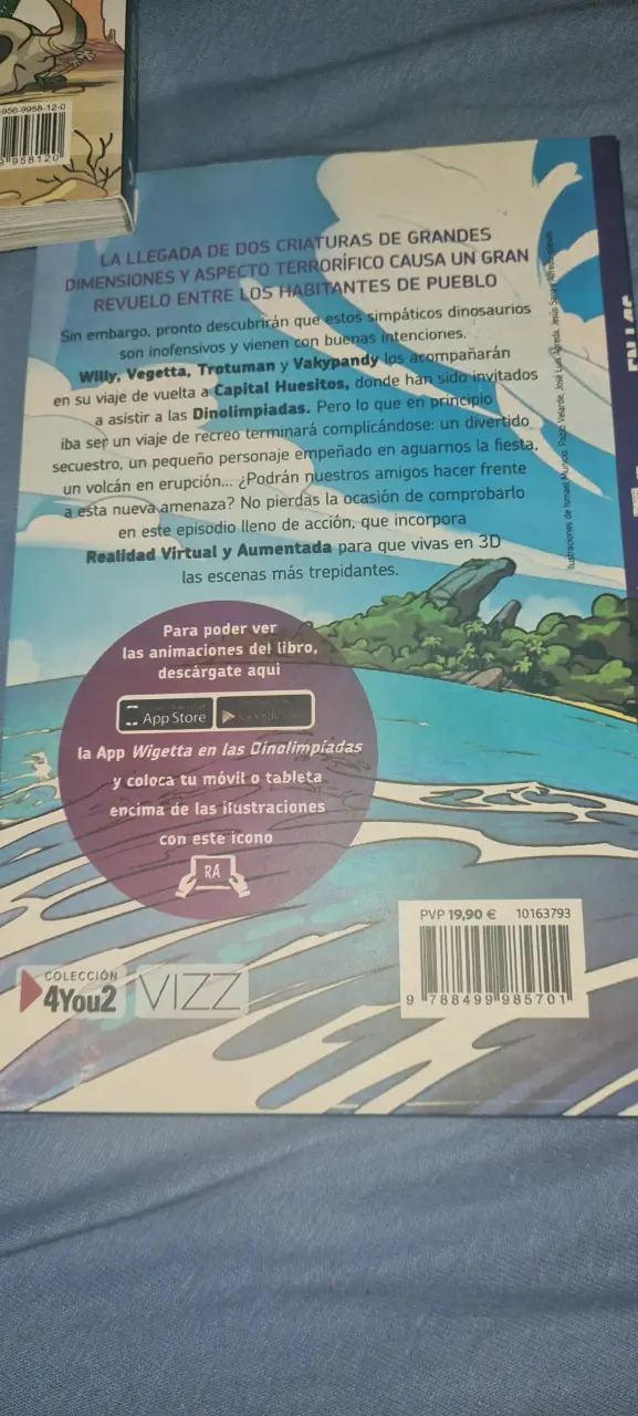 Libro Wigetta en las Dinolimpiadas - 2