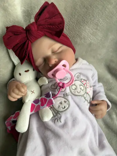 Muñeca reborn bebé realista - miniatura 4