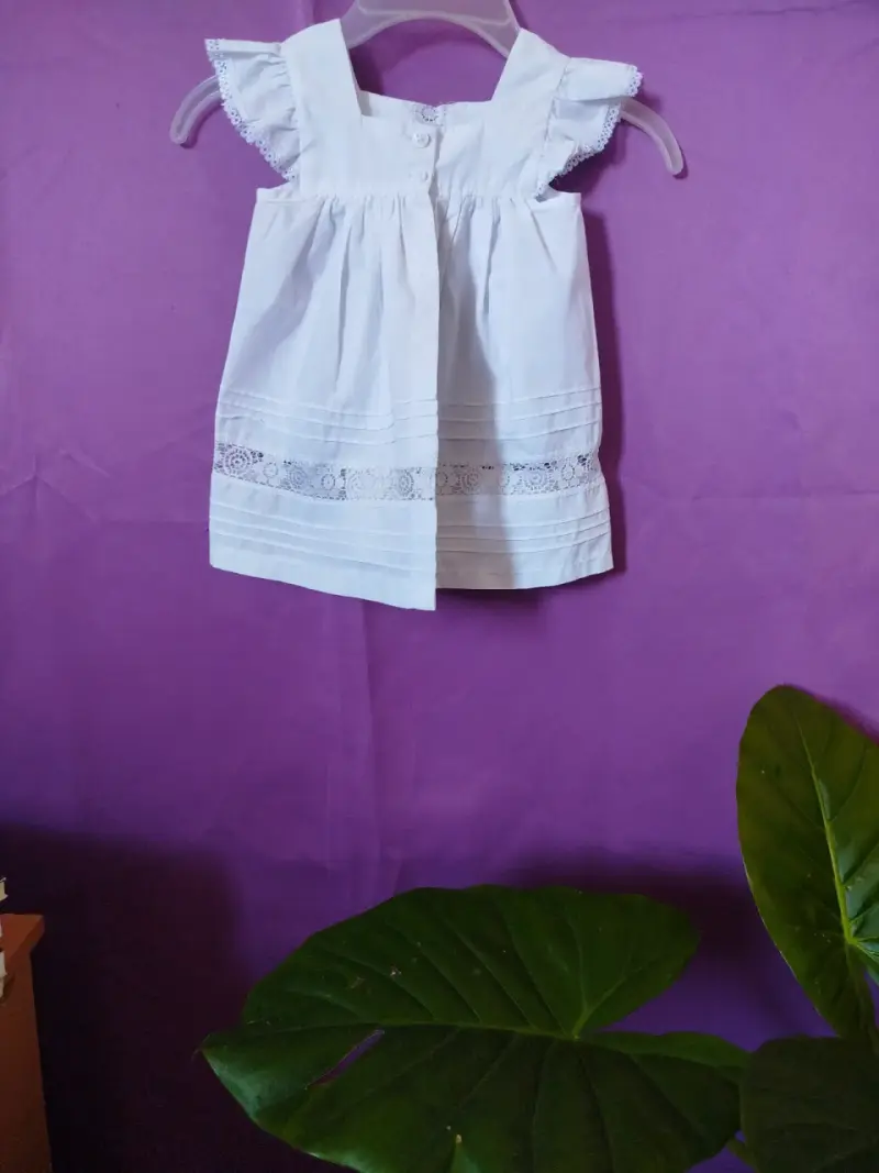 Vestido blanco infantil - 1