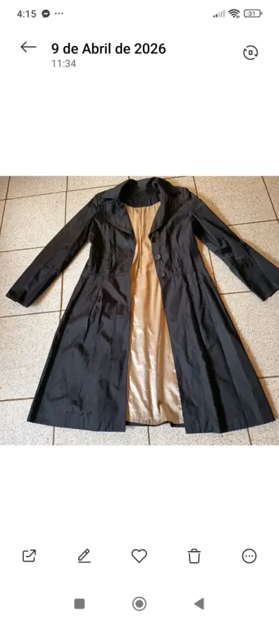 Parkas largas , trench negro y chaqueta de jeans - miniatura 2