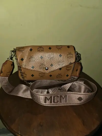Bolso cruzado MCM marrón - miniatura 1