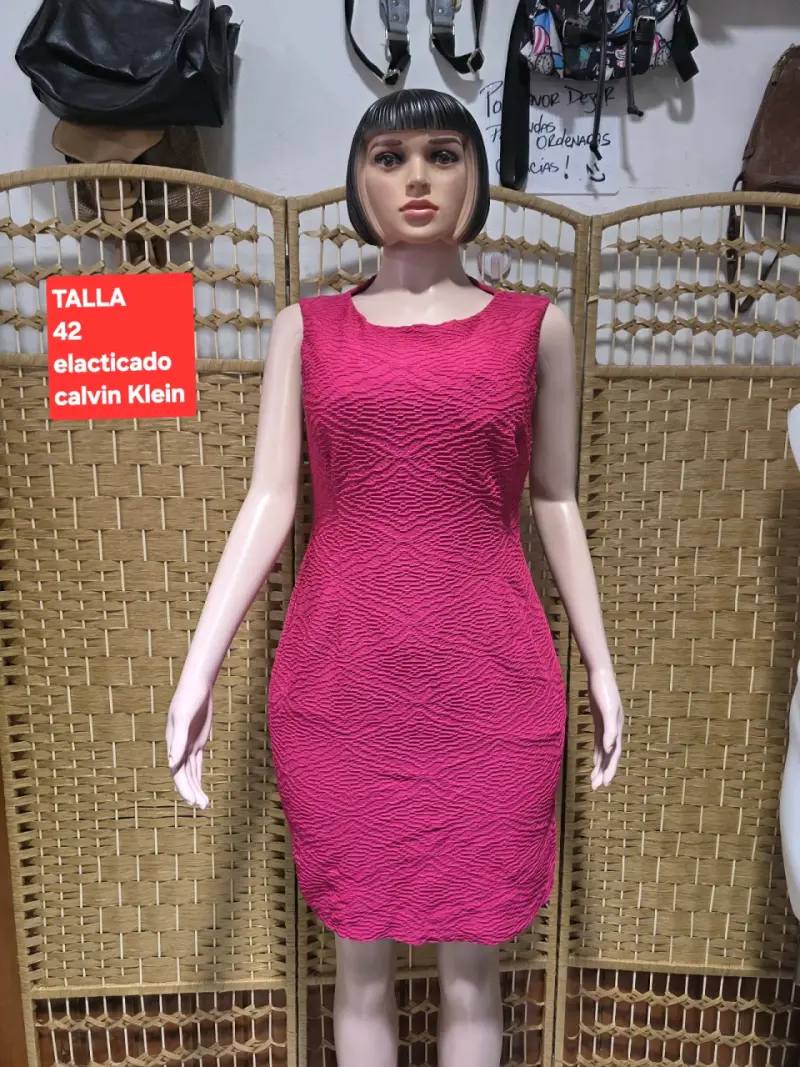 Vestido rosado Calvin Klein - 2