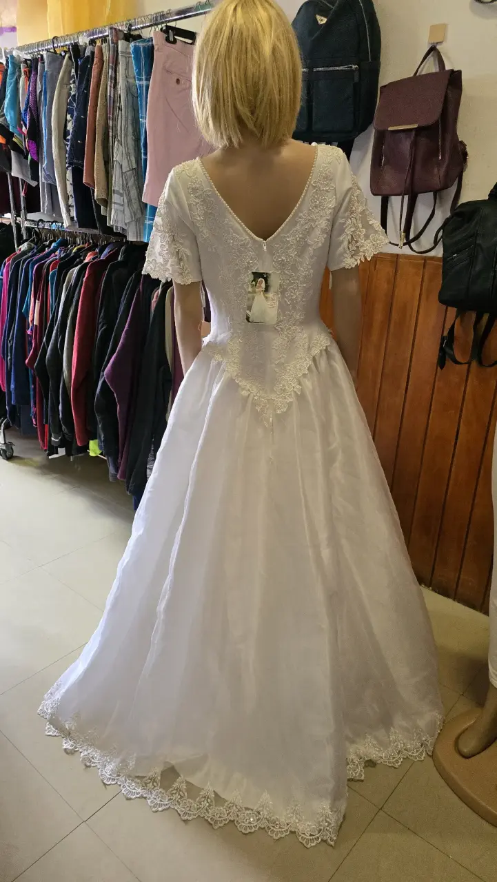Vestido de novia blanco talla 40 - 2