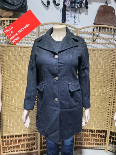 Abrigo negro Michael Kors - miniatura 2