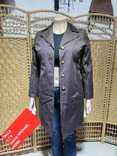 Abrigo negro Michael Kors - miniatura 4