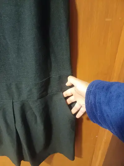 Vestido negro sin mangas tipo jumper tall L - miniatura 4