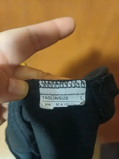 Vestido negro sin mangas tipo jumper tall L - miniatura 5