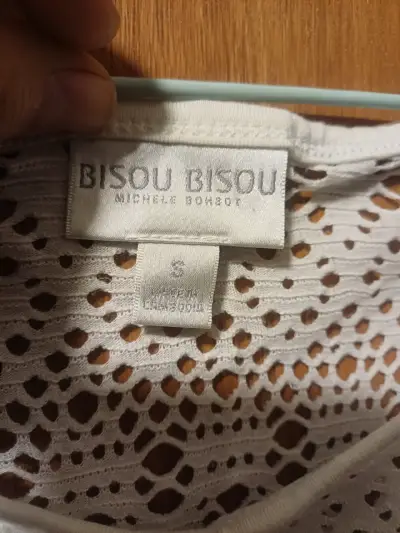 Polera blanca de encaje - miniatura 2