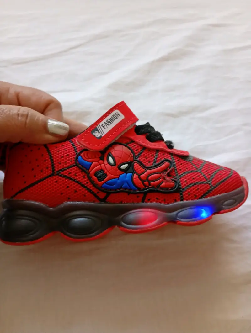 Zapatillas infantiles Spider-Man rojas - 4