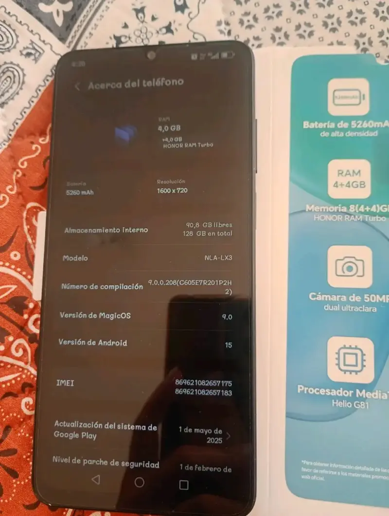 Smartphone Honor X5c nuevo - 3