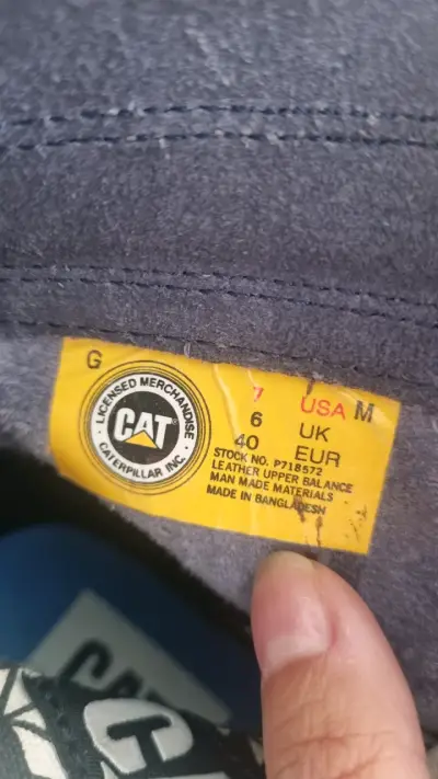 Bota Caterpillar celeste resistente - miniatura 6