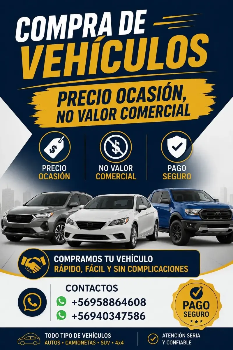 Compro vehículos