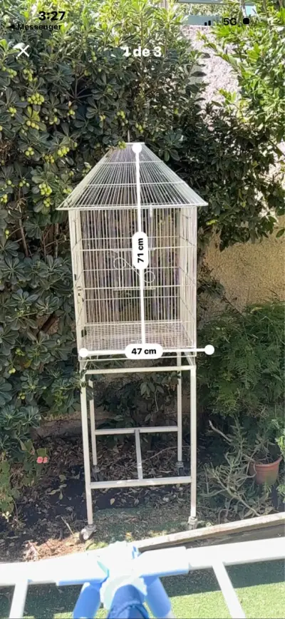 Jaula para pájaros grande - miniatura 1
