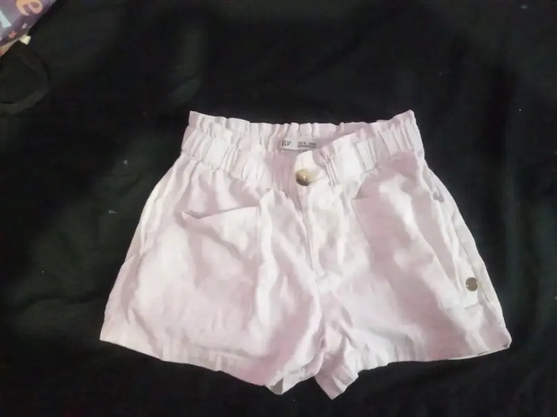 Shorts blancos mezclilla - 2